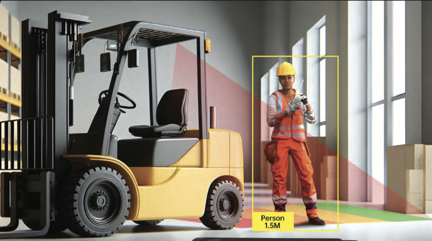 AI Vision - Person Detection near Forklift